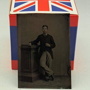 Antique Tintype Of Young man